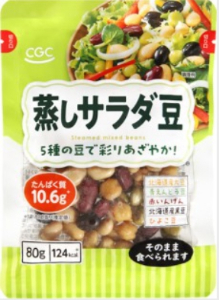 CGC 蒸しサラダ豆 80g