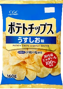 CGC ポテトチップスうすしお味 160g