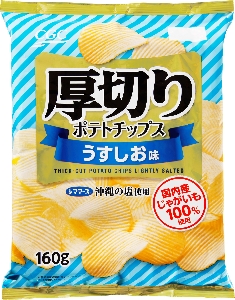 CGC 厚切りポテトチップスうすしお味 160g