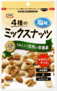 ＣＧＣ ４種のミックスナッツ　塩味 90g