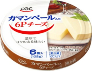 ＣＧＣ カマンベール入り６Ｐチーズ 102g