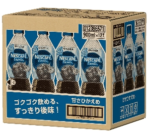 ネスレ エクセラボトル甘さひかえめ 900ml×12本入箱