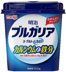 明治 ブルガリアヨーグルトLB81 カルシウムと鉄分 400g