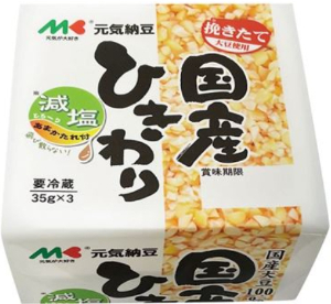 マルキン 国産ひきわり納豆 減塩あまかたれ 35g×3