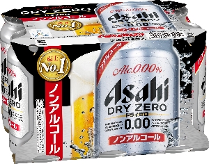 アサヒ ドライゼロ 350ml×6缶パック